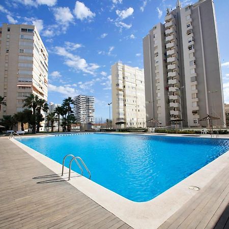 Ferienwohnung In Front Of The Sea With Ac And Pool Alicante Exterior foto