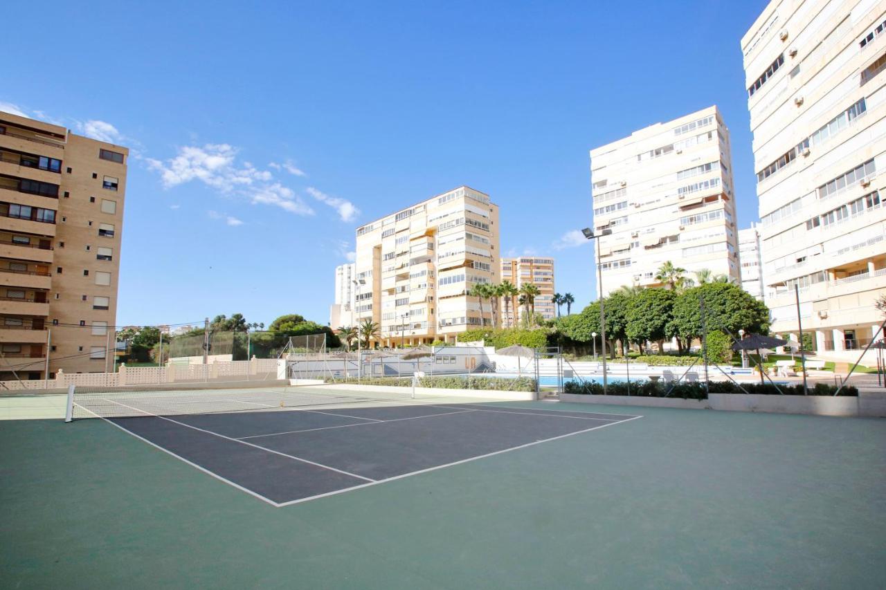 Ferienwohnung In Front Of The Sea With Ac And Pool Alicante Exterior foto
