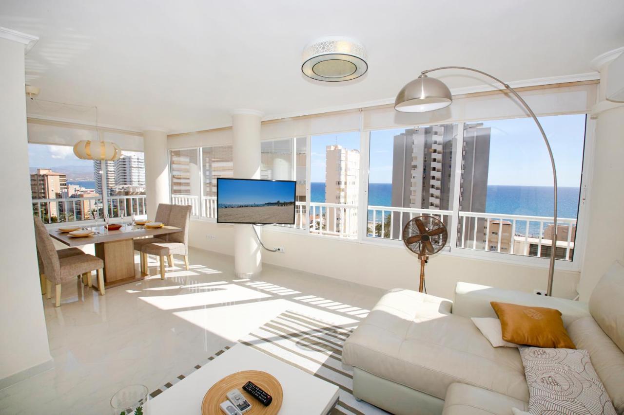 Ferienwohnung In Front Of The Sea With Ac And Pool Alicante Exterior foto
